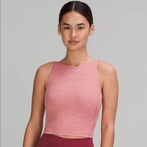 BNWT! lululemon Align™ High-Neck Tank Top
Color: Heathered Pink Blossom 🌸🌸🌸